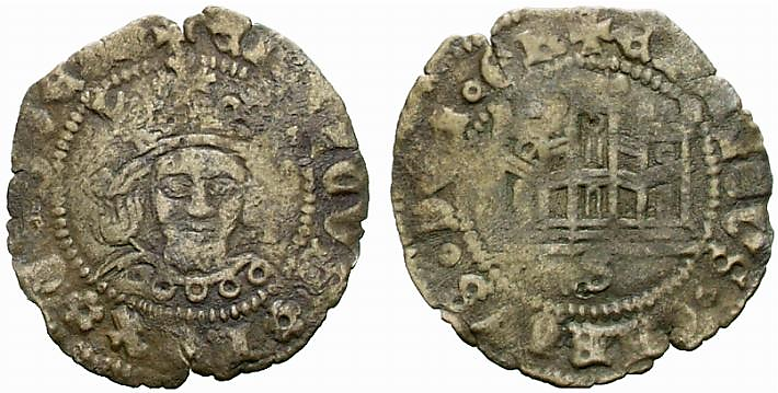 Tipo 17. Medio Cuarto de Busto de frente del Ordenamiento de Aranda de Duero de 1461