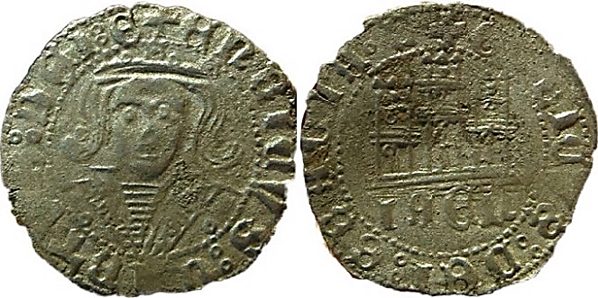 Tipo 17. Medio Cuarto de Busto de frente del Ordenamiento de Aranda de Duero de 1461