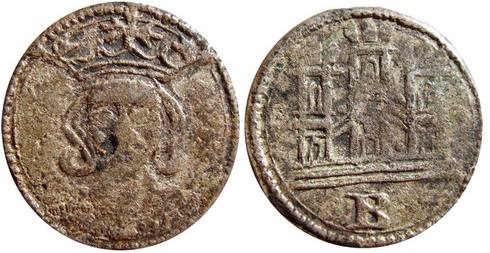 Tipo 17. Medio Cuarto de Busto de frente del Ordenamiento de Aranda de Duero de 1461