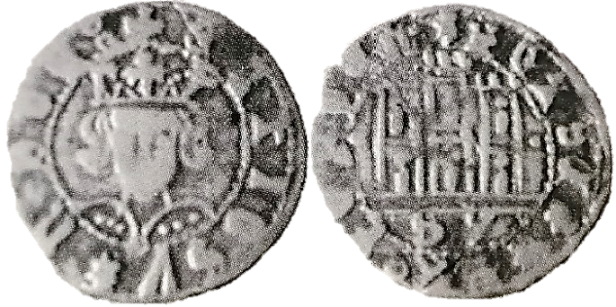 Tipo 17. Medio Cuarto de Busto de frente del Ordenamiento de Aranda de Duero de 1461