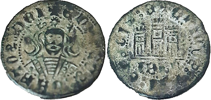 Tipo 17. Medio Cuarto de Busto de frente del Ordenamiento de Aranda de Duero de 1461