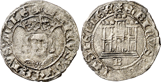 Tipo 17. Medio Cuarto de Busto de frente del Ordenamiento de Aranda de Duero de 1461