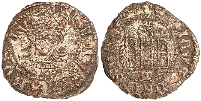 Tipo 17. Medio Cuarto de Busto de frente del Ordenamiento de Aranda de Duero de 1461