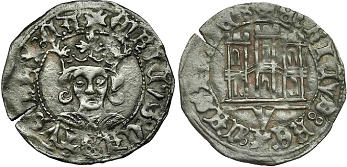 Tipo 17. Medio Cuarto de Busto de frente del Ordenamiento de Aranda de Duero de 1461