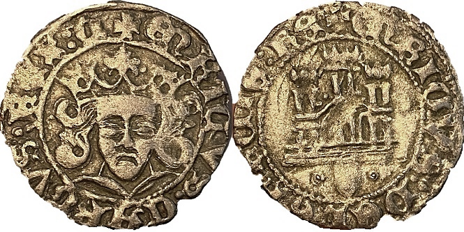 Tipo 17. Medio Cuarto de Busto de frente del Ordenamiento de Aranda de Duero de 1461