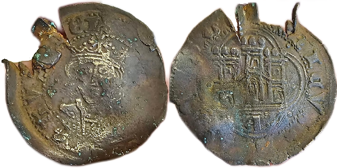 Tipo 17. Medio Cuarto de Busto de frente del Ordenamiento de Aranda de Duero de 1461