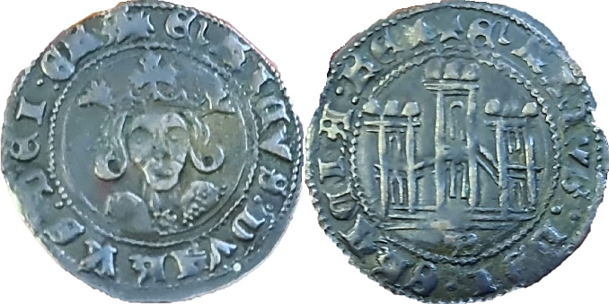 Tipo 17. Medio Cuarto de Busto de frente del Ordenamiento de Aranda de Duero de 1461