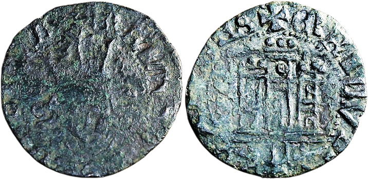 Tipo 17. Medio Cuarto de Busto de frente del Ordenamiento de Aranda de Duero de 1461