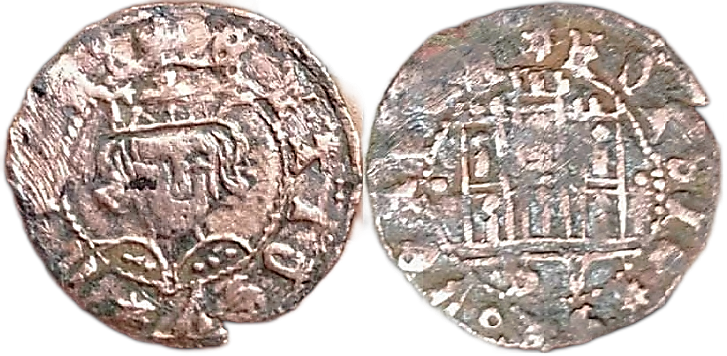 Tipo 17. Medio Cuarto de Busto de frente del Ordenamiento de Aranda de Duero de 1461