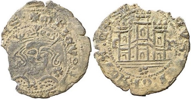 Tipo 17. Medio Cuarto de Busto de frente del Ordenamiento de Aranda de Duero de 1461