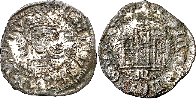 Tipo 17. Medio Cuarto de Busto de frente del Ordenamiento de Aranda de Duero de 1461