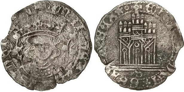 Tipo 17. Medio Cuarto de Busto de frente del Ordenamiento de Aranda de Duero de 1461