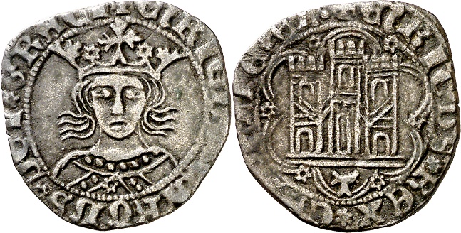 Tipo 17. Medio Cuarto de Busto de frente del Ordenamiento de Aranda de Duero de 1461