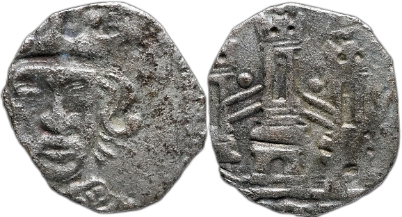 Tipo 17. Medio Cuarto de Busto de frente del Ordenamiento de Aranda de Duero de 1461