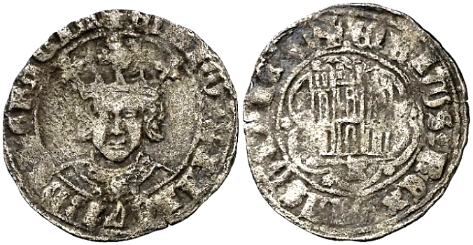 Tipo 17. Medio Cuarto de Busto de frente del Ordenamiento de Aranda de Duero de 1461