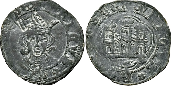 Tipo 17. Medio Cuarto de Busto de frente del Ordenamiento de Aranda de Duero de 1461