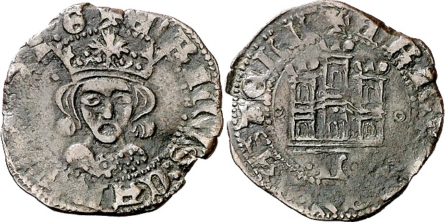 Tipo 17. Medio Cuarto de Busto de frente del Ordenamiento de Aranda de Duero de 1461