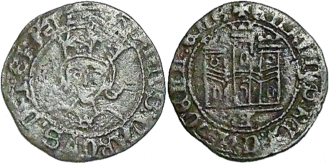 Tipo 17. Medio Cuarto de Busto de frente del Ordenamiento de Aranda de Duero de 1461
