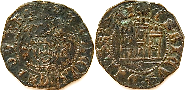 Tipo 17. Medio Cuarto de Busto de frente del Ordenamiento de Aranda de Duero de 1461
