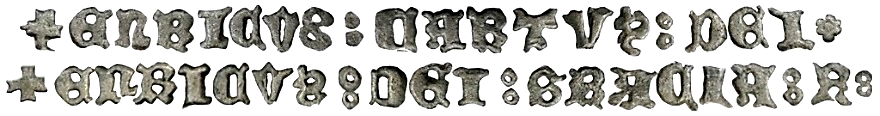 Tipo 17. Medio Cuarto de Busto de frente del Ordenamiento de Aranda de Duero de 1461