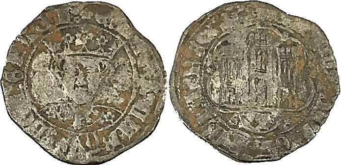 Tipo 17. Medio Cuarto de Busto de frente del Ordenamiento de Aranda de Duero de 1461