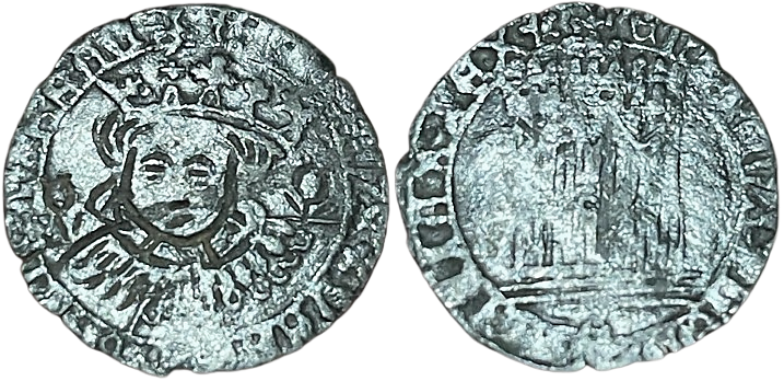 Tipo 17. Medio Cuarto de Busto de frente del Ordenamiento de Aranda de Duero de 1461