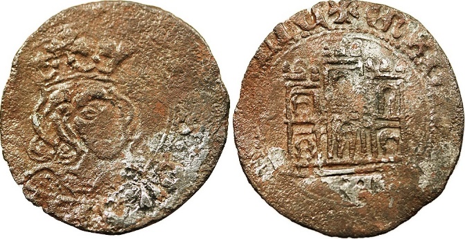 Tipo 17. Medio Cuarto de Busto de frente del Ordenamiento de Aranda de Duero de 1461
