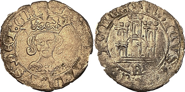 Tipo 17. Medio Cuarto de Busto de frente del Ordenamiento de Aranda de Duero de 1461