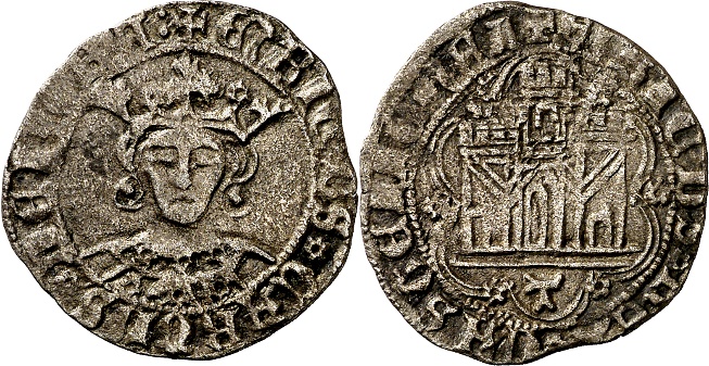 Tipo 17. Medio Cuarto de Busto de frente del Ordenamiento de Aranda de Duero de 1461