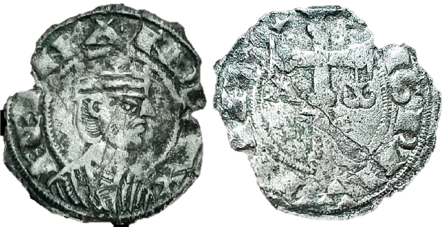 Tipo 25. Dinero fernandino de la &ldquo;Cruz de la Victoria&rdquo;