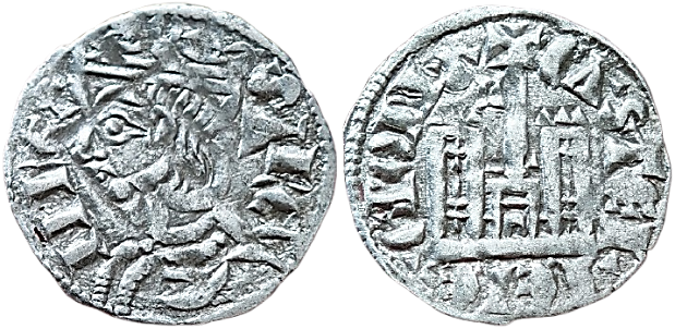 Tipo 3. “Moneda Coronada” del rey Sancho