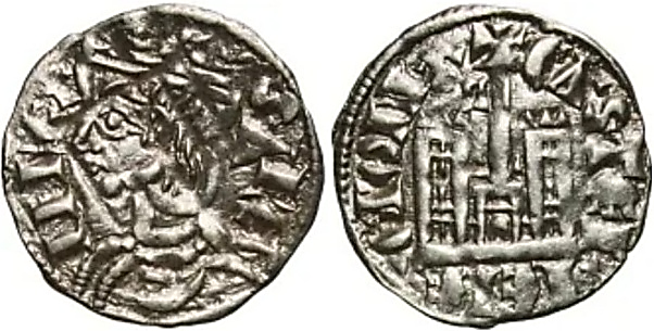 Tipo 3. “Moneda Coronada” del rey Sancho