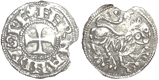 Tipo 31. Dinero leon&eacute;s del rey Fernando