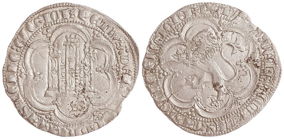 Tipo 7. Moneda de vell&oacute;n de a 4 maraved&iacute;s
