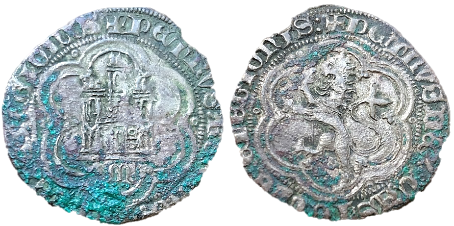 Tipo 7. Moneda de vell&oacute;n de a 4 maraved&iacute;s