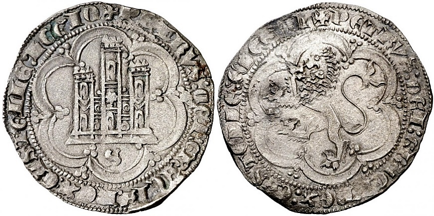 Tipo 7. Moneda de vell&oacute;n de a 4 maraved&iacute;s