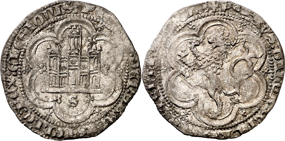 Tipo 7. Moneda de vell&oacute;n de a 4 maraved&iacute;s