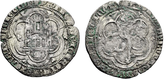 Tipo 7. Moneda de vell&oacute;n de a 4 maraved&iacute;s