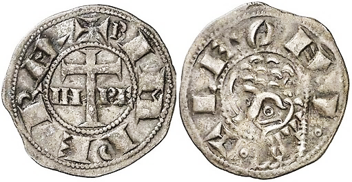 Tipo 72. Dinero del Pr&oacute;tomo de Le&oacute;n