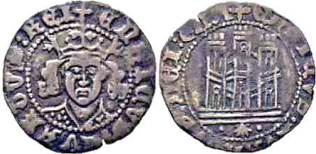 Tipo 17. Medio Cuarto de Busto de frente del Ordenamiento de Aranda de Duero de 1461