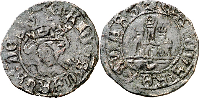 Tipo 17. Medio Cuarto de Busto de frente del Ordenamiento de Aranda de Duero de 1461