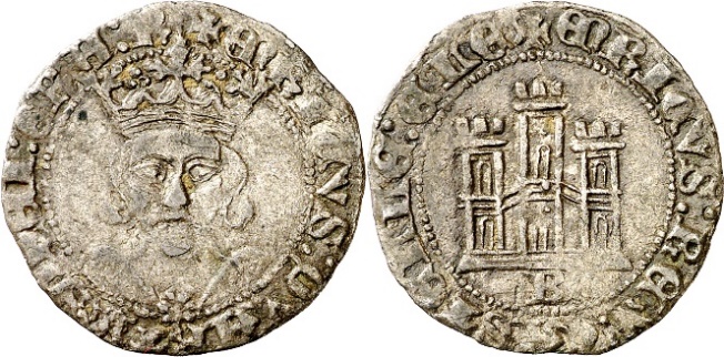 Tipo 17. Medio Cuarto de Busto de frente del Ordenamiento de Aranda de Duero de 1461