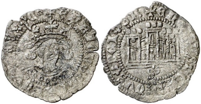 Tipo 17. Medio Cuarto de Busto de frente del Ordenamiento de Aranda de Duero de 1461