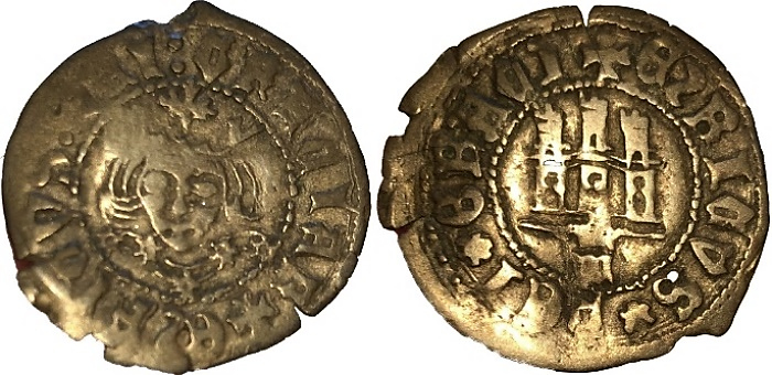 Tipo 17. Medio Cuarto de Busto de frente del Ordenamiento de Aranda de Duero de 1461