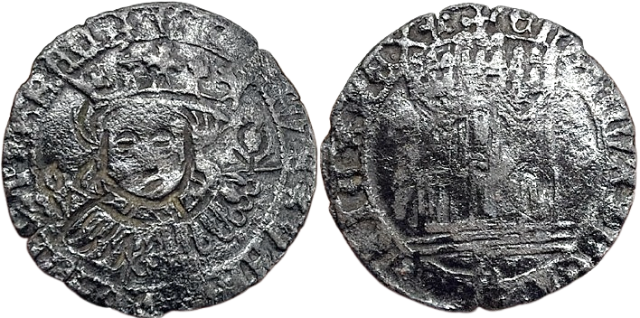 Tipo 17. Medio Cuarto de Busto de frente del Ordenamiento de Aranda de Duero de 1461
