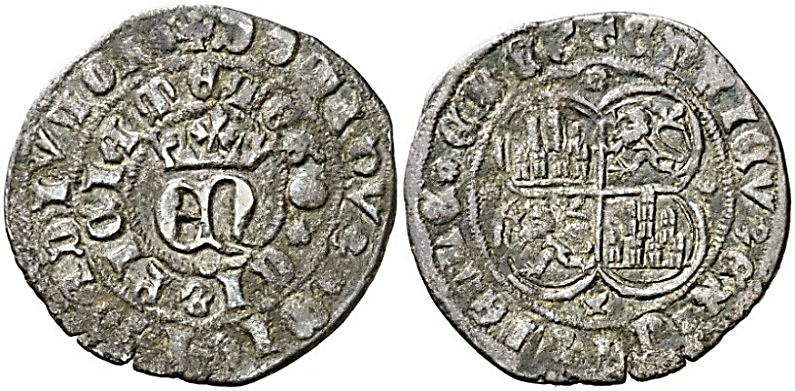 Tipo 2. Real de Vellón con “EN” Coronadas