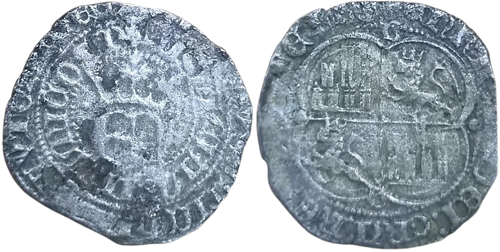 Tipo 2. Real de Vellón con “EN” Coronadas