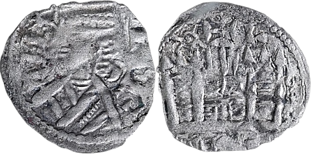 Tipo 38. Dinero de “Anfvs Rex/Castela”