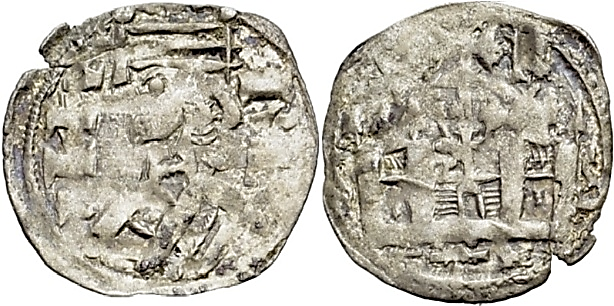Tipo 38. Dinero de “Anfvs Rex/Castela”