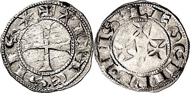 Tipo 93. Dinero de la Primera Emisión alfonsina de “Sahagún”